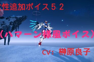 PSO2NGS 【女性追加ボイス52（pso2) CV:榊原良子】ファンタシースターオンライン2 ニュージェネシス