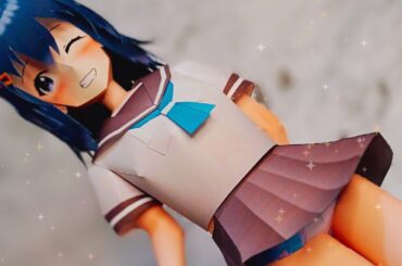 【ペパクラ】空色ユーティリティ『青羽美波』に制服着せてみた