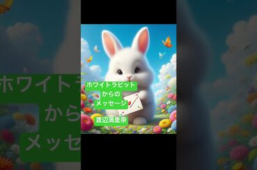 ホワイトラビットからのメッセージ　渡辺満里奈 #english #promise #にほんごであそぼ #japansong #jpop #渡辺満里奈#おニャンコ