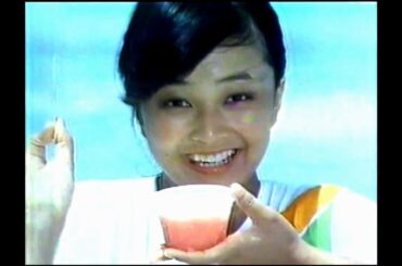 1980年　グリコいちごフロート　CM