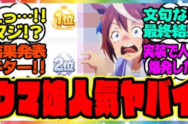 『ウマ娘 pixiv作品総閲覧数BEST30の結果発表！人気ランキングがヤバすぎると話題になってる件』に対するみんなの反応集 まとめ ウマ娘プリティーダービー レイミン