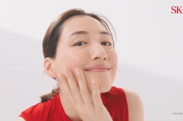 綾瀬はるか、15年前の貴重なメイク顔と今のメイクなし顔／SK-II CM
