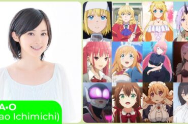 Mao Ichimichi [M•A•O] Top Same Voice Characters Roles