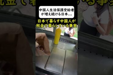生活保護を受ける中国人が増え続ける日本 #岩屋は責任をとれ