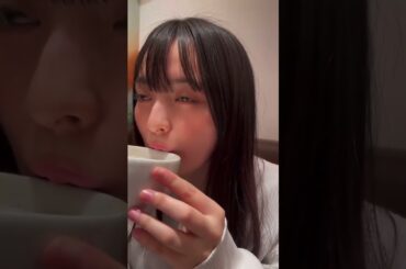 今日もお疲れ様でした# reels#japan#japanese#cafe#黒髪#カフェ#清井咲希#スターダストプロモーション