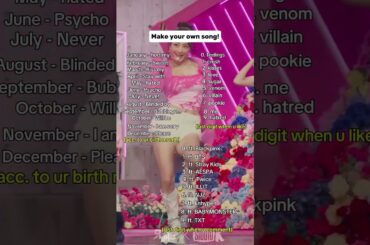 Make your own song! 🎤✨ #kpop #twice #jihyo #pov #shorts