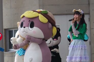 冨塚大地(tomitoybee)＆寺嶋由芙(2025-04-12 ご当地キャラEXPO in りんくう)