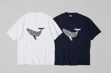 ナナミカ京都限定”クジラ”モチーフのオーガニックコットンTシャツ＆ヴィンテージ風キャップ - ファッションプレス