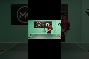 フォア前のチキータを狙っているときにバックにロングサーブが来たときの対処法【ワンポイントレッスン#135】#shorts