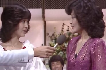 松田聖子　山口百恵さんと最初で最後の共演（百恵さん最後の出演で青い珊瑚礁が１位）