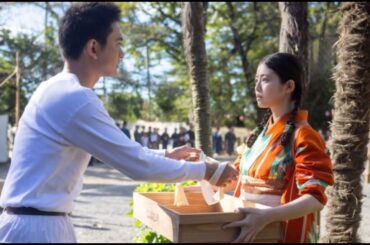 明日の「あんぱん」第12回　パン食い競争の直前、のぶにたすきを預ける嵩＜4月15日＞