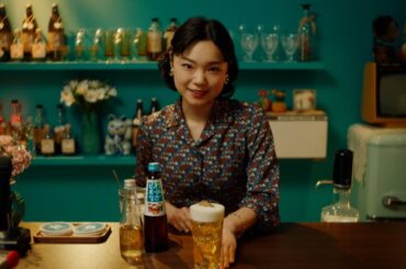 ビアボール『スナック琴に、ようこそ』篇 15秒 古川琴音 サントリー