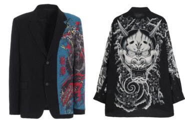 ワイルドサイド ヨウジヤマモト「龍が如く」桐生一馬の刺青柄ジャケット＆“般若”プリントシャツ - ファッションプレス