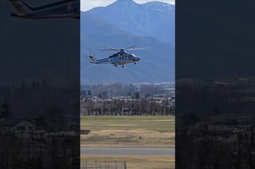 長野県警のヘリコプター #松本空港 #ヘリコプター
