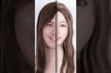 加工で透明感を出す方法　#shorts　#変身　#白石麻衣