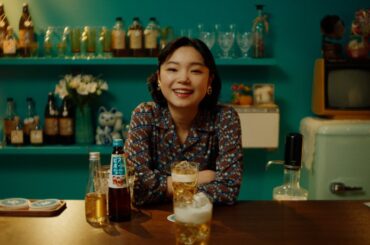 ビアボール『スナック琴、おうちでも』篇 15秒 古川琴音 サントリー