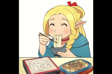 【１分間耐久】千本木彩花氏の故郷、埼玉のご当地グルメ埼玉うどんをドカ食いするマルシル