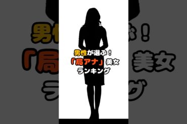 男性が選ぶ！「局アナ」美女ランキング
