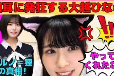 【大越ひなの】川端晃菜のヒナハラで猫耳発狂する大越ひなの/乃木中での中西アルノ＝狸の真相/緊張しながら自己紹介/6期生を虜にするひなの/文字起こし（乃木坂46・のぎおび）