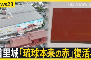 令和の再建が進む首里城 「琉球本来の赤色」を復活させる新たな試みが…成功のカギは意外なところに【news23】｜TBS NEWS DIG