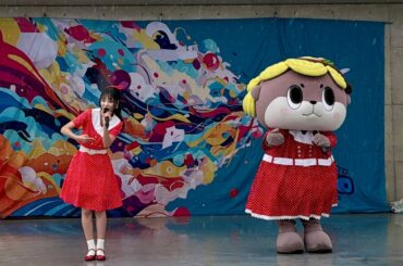 #ご当地キャラEXPOinりんくう　しんじょう君とゆっふぃーちゃんの「ホントのカワウソ」🎵