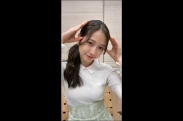 つばきファクトリー・谷本安美 Tik Tok Live 04/14