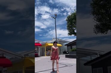 森戸知沙希STAFF【公式】   4月🌸 タイver   #ちぃたび スタートしました✈️  とにかく空が広かった☀️ #森戸知沙希 #カレンダー