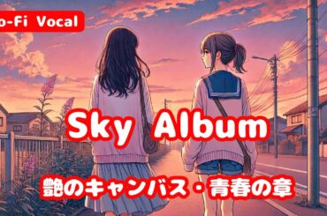 【2時間BGM】Sky Album – A Youthful Canvas in English Lyrics｜艶のキャンバス 青春之章