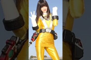 ✨🚗 ゴーオンイエロー💛疾風の優しきキック！#ゴーオンジャー #ゴーオンイエロー #逢沢りな #スーパー戦隊 #スピードと優しさの戦士