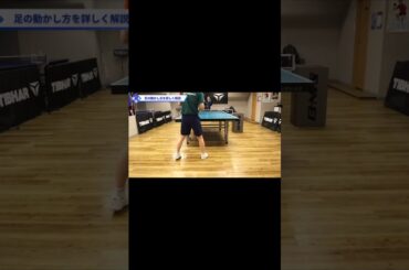 フォア前チキータするときの足の動かし方【ワンポイントレッスン#125】#shorts