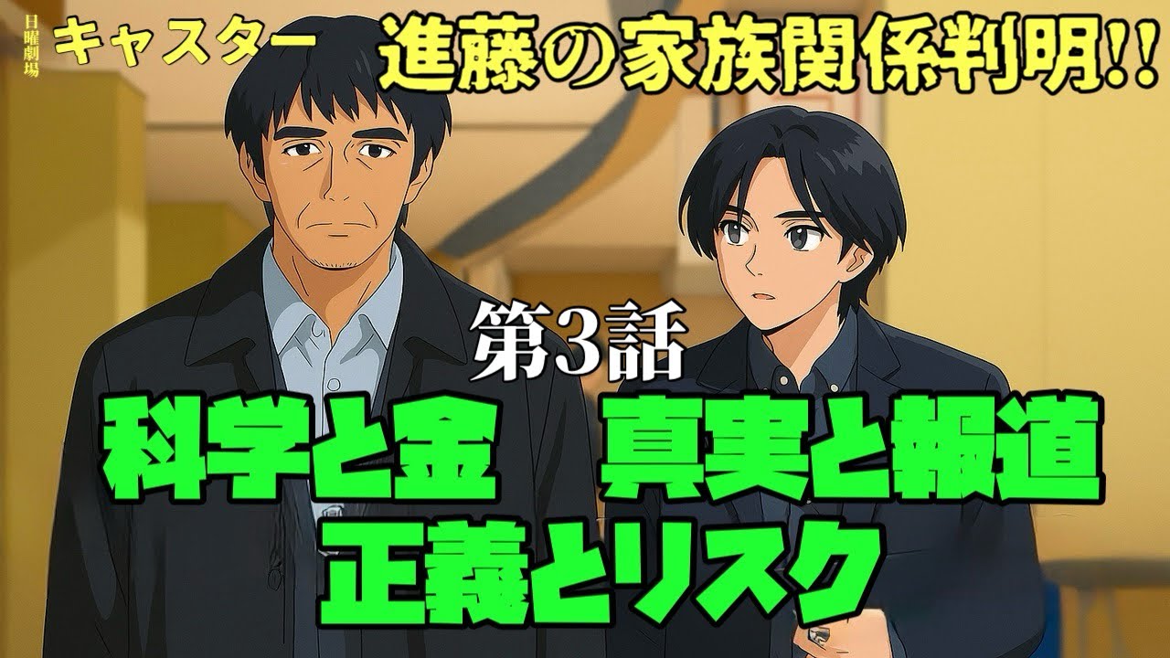「#キャスター」 日曜劇場 阿部寛 永野芽郁 道枝駿佑 進藤の家族関係判明!! 科学と金 真実と報道 正義とリスク 「#キャスター」 日曜劇場 阿部寛 永野芽郁 道枝駿佑 進藤の家族関係判明!! 科学と金 真実と報道 正義とリスク