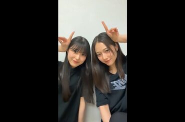 つばきファクトリー (谷本安美・八木栞) インスタライブ 2025.4.25