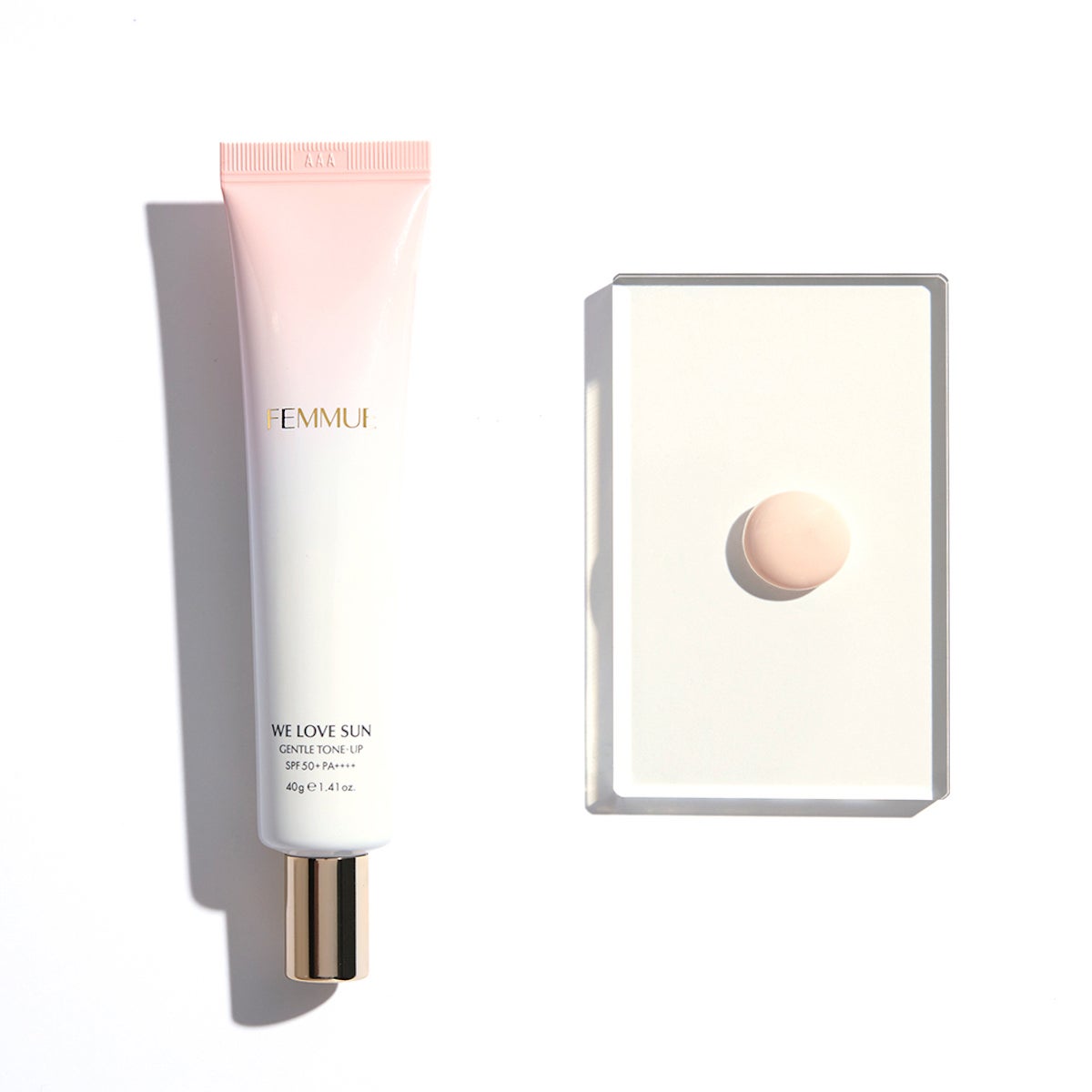 ファミュ ウィーラブサン ジェントル トーンアップ UVクリーム　テスターと本体　