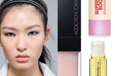 2025年春夏メイクトレンド、夏のムードに映える、ふっくら光沢感のあるガラスリップ | Vogue Japan