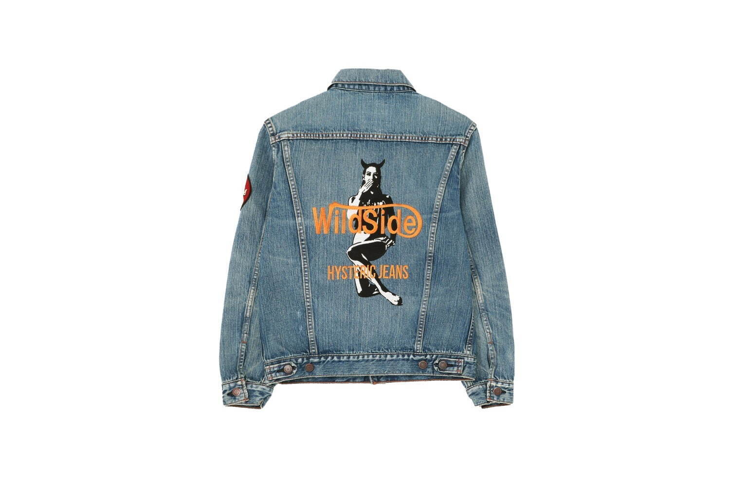 ”スピーク ノー イーブル”バイカー デニム ジャケット 96,800円