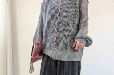 「イロチ買い」「反則級の可愛さ♡」【しまむら】マニア絶賛！「配色ニット」 - fashion trend news