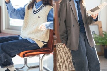 春の鉄板“デニム×ブルーシャツ”をおしゃれに！お手本着こなし2選【FUDGE FRIEND おしゃれさんの毎日コーディネート｜UMI】 | FUDGE FRIEND | ファッション