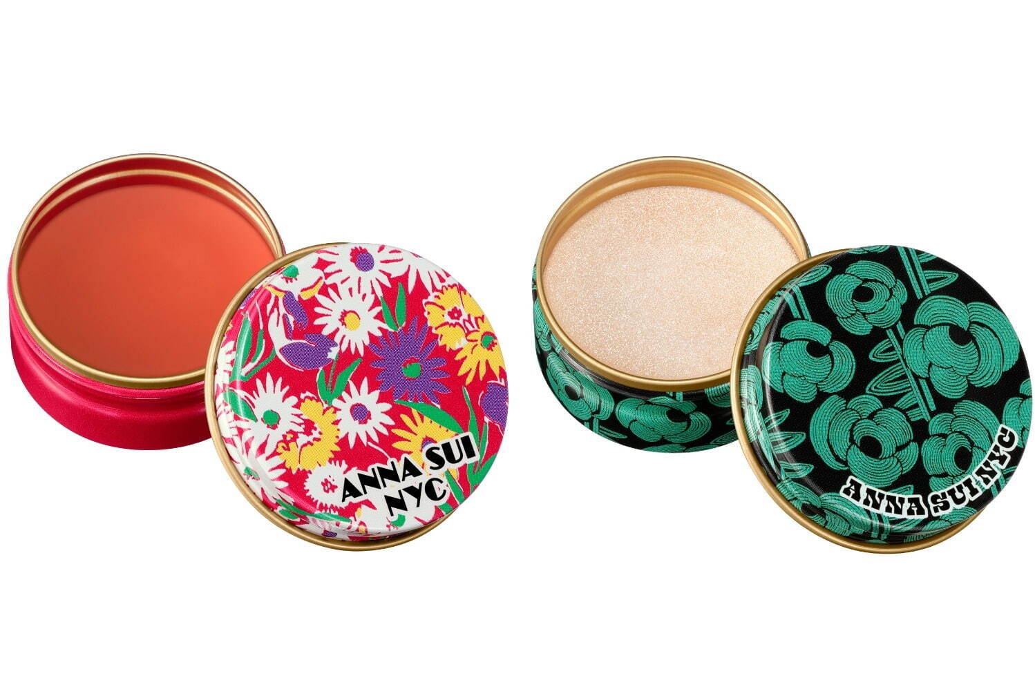 (左から)「アナ スイ フェイス マルチ バーム」600,700 各2,420円＜数量限定＞