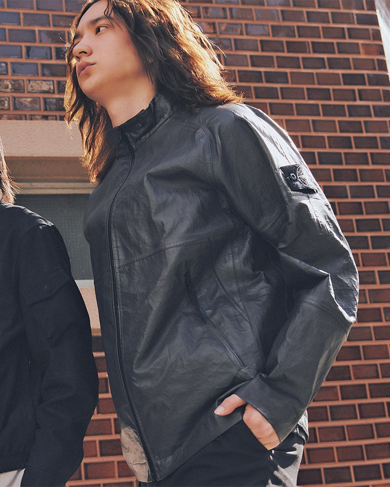 STONE ISLANDのレザージャケット