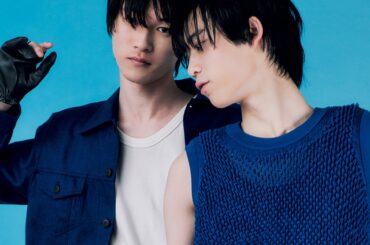ETERNAL BLUE / 小方蒼介と高橋璃央が着る春のブルーアイテム。 メンズノンノウェブ