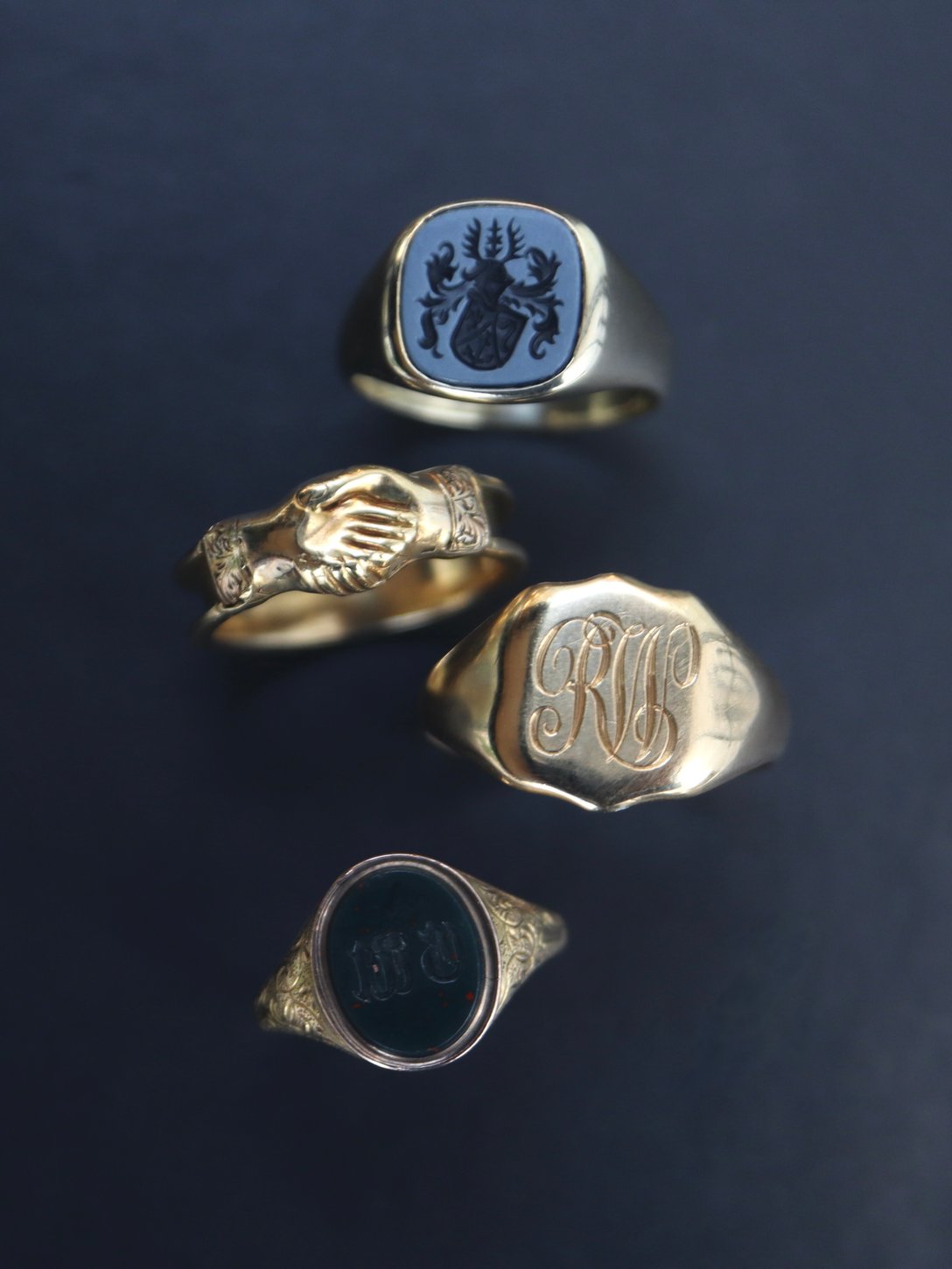 Antique Mens Rings
