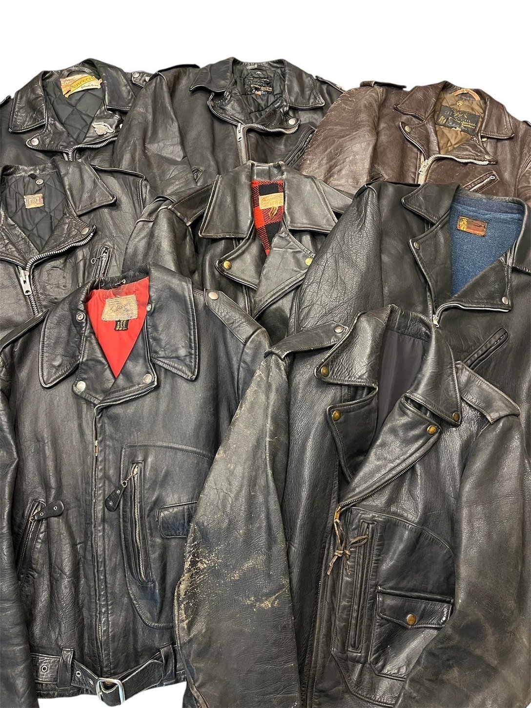 1950-70s vintage motorcycle leather jacket