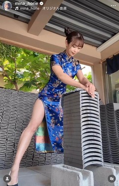 堀江聖夏さんのインスタグラム（＠mina_horie）より