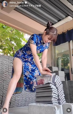 堀江聖夏さんのインスタグラム（＠mina_horie）より