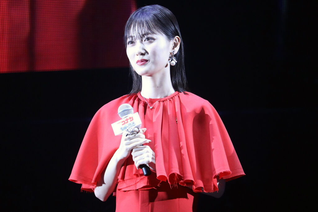 『名探偵コナン』ファンミーティングにて 山下美月 ©︎The Hollywood Reporter Japan
