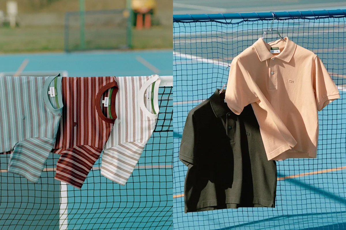 「アダム エ ロペ」と「ラコステ」のコラボアイテム