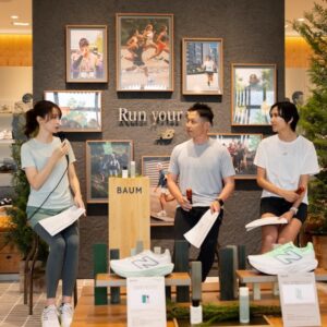 初夏にぴったりな新商品を使用しながら体を動かす「BAUM ウェルネスリチュアル（RUN＆WALK）」。体験イベントも開催！
