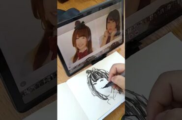 Wonderfully rushed Ucchi #sketch #内田彩 #UchidaAya #南ことり #MinamiKotori #lovelive #声優 #seiyuu #drawing