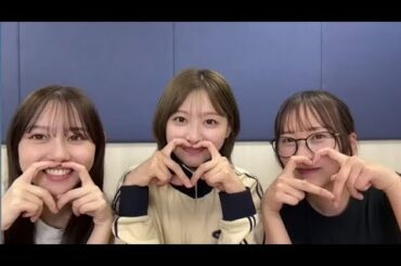 富田鈴花 ・ 石塚瑶季 ・ 平岡海月（日向坂46） 2025年04月28日 SHOWROOM