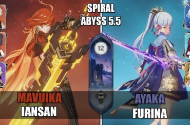 ⭐NEW ​ABISMO 5.5⭐KAMISATO AYAKA PERMAFROST | MAVUIKA C0 MONOPYRO | GENSHIN IMPACT